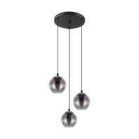 Eglo-ARISCANI 425 mm dia 3 lights pendant light - Black